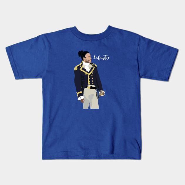 Hamilton Lafayette Daveed Diggs T-Shirt 2 Kids T-Shirt by Bookishandgeeky